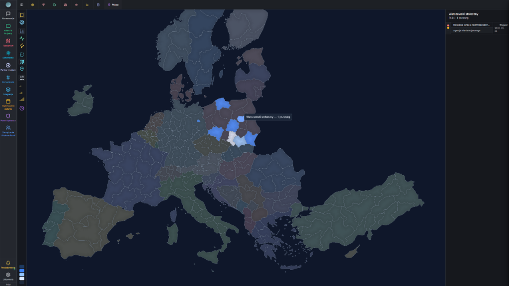 Costrum implementation map